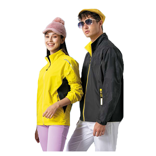 男女款灰/黃 保暖雙面外套-AK20103